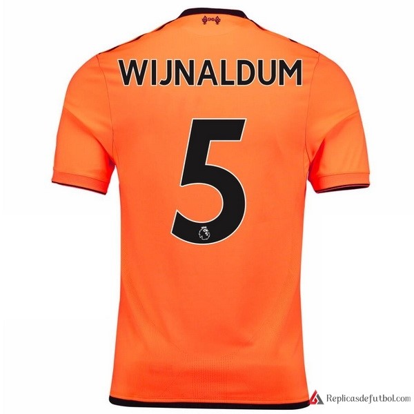 Camiseta Liverpool Tercera equipación Wijnaldum 2017-2018